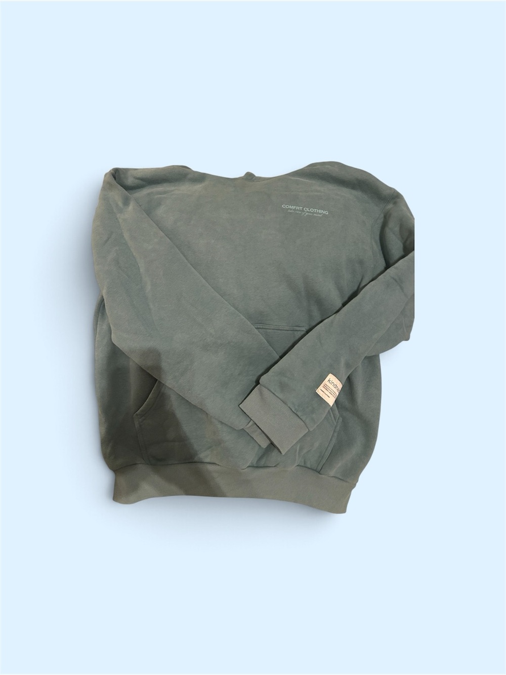 Womens Comfrt Hoodie  - Olive Green